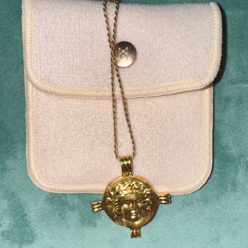 Missoma Gold Coin Necklace - Picture 4 of 9